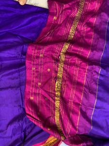 Elegant Purple Saree