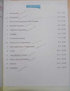 Modern&#39;s Abc+ Class 10th Maths Reference Book