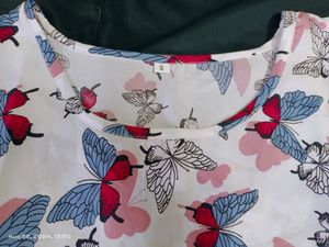 🦋 Butterfly White Top