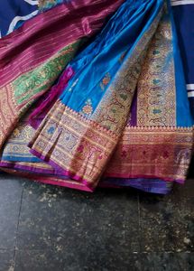 Heavy Bridal Pure Silk Saree