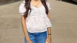 Floral Puff Sleeve Top with beautiful crop size