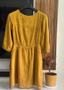 Mustard Dress, Size -34 to 36