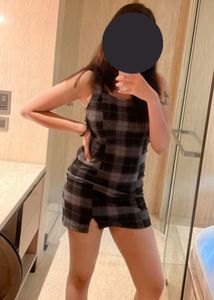 H&M Plaid Mini Dress 🩶