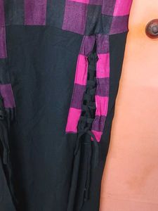 ✨Stylish Pink &amp; Black Dress😍❣️