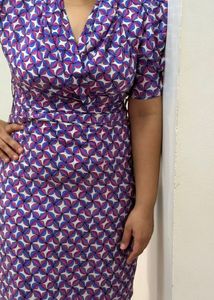 Floral Print Wrap Dress