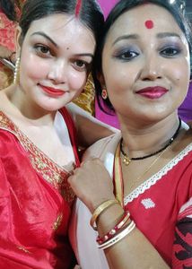 Red Embroidery Saree
