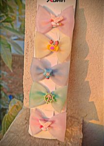 Colorful Bow Hair Clips ❤💛💚💙💜