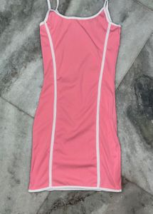 Pink Bodycon Mini Dress