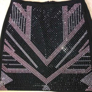 h&amp;m rhinestone Crystal Party skirt