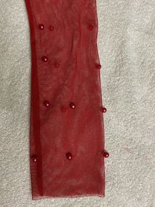 Red Beads Party Wear Top 🌹