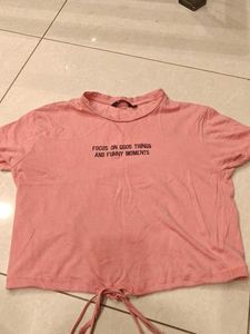Peach Graphic Tee