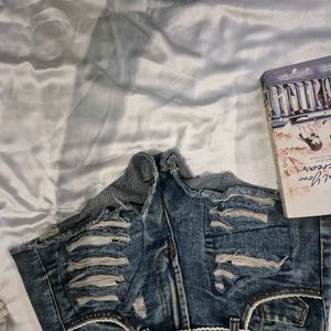 Rugged Denim Shorts