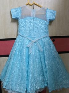 Elsa Gown 32 Size Girl&#39;s Frock,  6 to 9 Years,