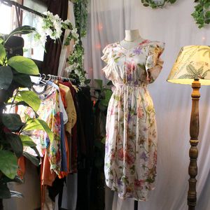 Floral Ruffle Dress