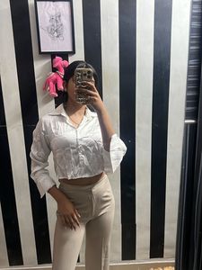 Crop Short Satin