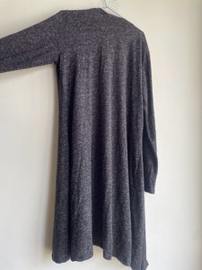 Gray Knit Cardigan