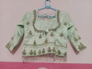 Elegant Embroidered Lehenga Skirt