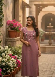 Elegant Embroidered Kurta