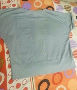 Grey Crop Tshirt