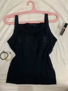 Elegant Black Sleeveless Top