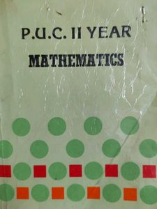 PUC II Year Mathematics Book