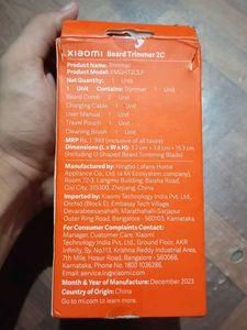 Xiaomi Beard Trimmer 2C