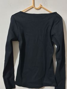 Black Long Sleeve Top