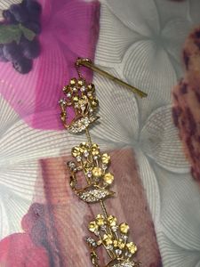 Gold Hair Chain Accessory