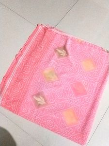 Chiffon Saree Pink