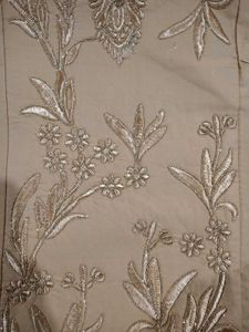 Elegant beige Dress Material