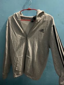 Adidas Grey Hoodie Orignal