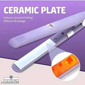 Mini Portable Hair Straightener - Travel-Friendly