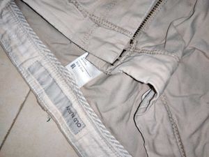 Tan Cropped Pants