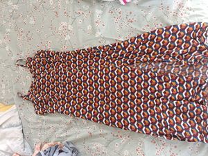 Patterned Casual Dress