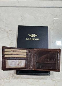 WILD HUNTER LEATHER WALLET ( COFFEE CRUNCH )