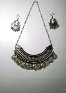 Oxidised Alloy Jewelery Set