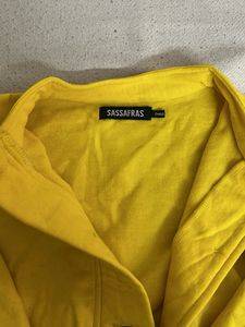 Yellow Buttoned Jacket