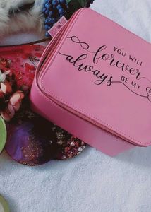 Pink Cosmetic Travel Case