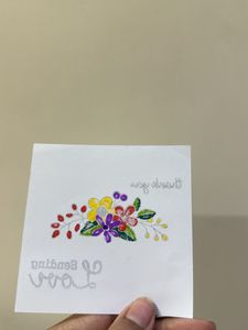 Thank You Paper Note