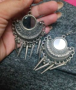 Trendy Oxidized Earrings 🤍💫