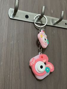 Double Camera Key Chain