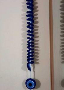Crochet Evil Eye Wall Hanging