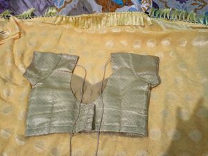 Saree With Stitched Blouse