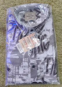 Burberry Graffiti Print Button-Down
