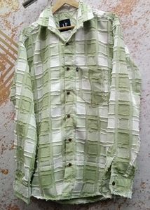 Rubbed Checkered Shirt