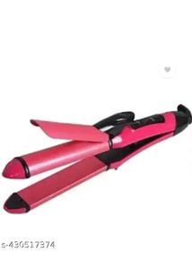 Hair Straightner With Curler
