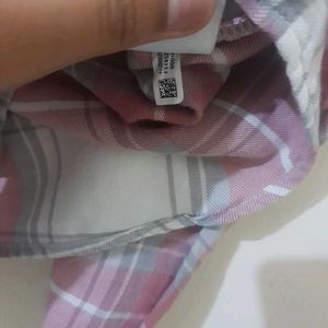 American Eagle Cropped Fannel SHIRT
