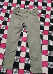 Olive Green Jeans