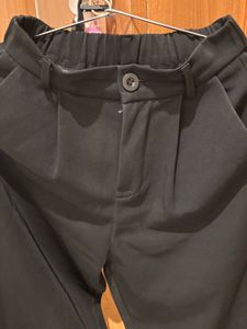 Black High Waist Trousers/Pants