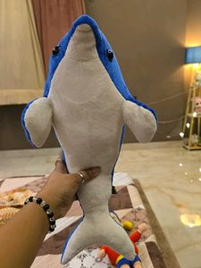 Blue Dolphin Plush Toy